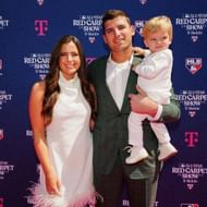 Austin Riley's wife and child. Source Instagram: @austin_riley27